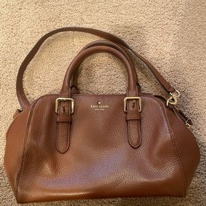 Brown leather Kate Spade purse